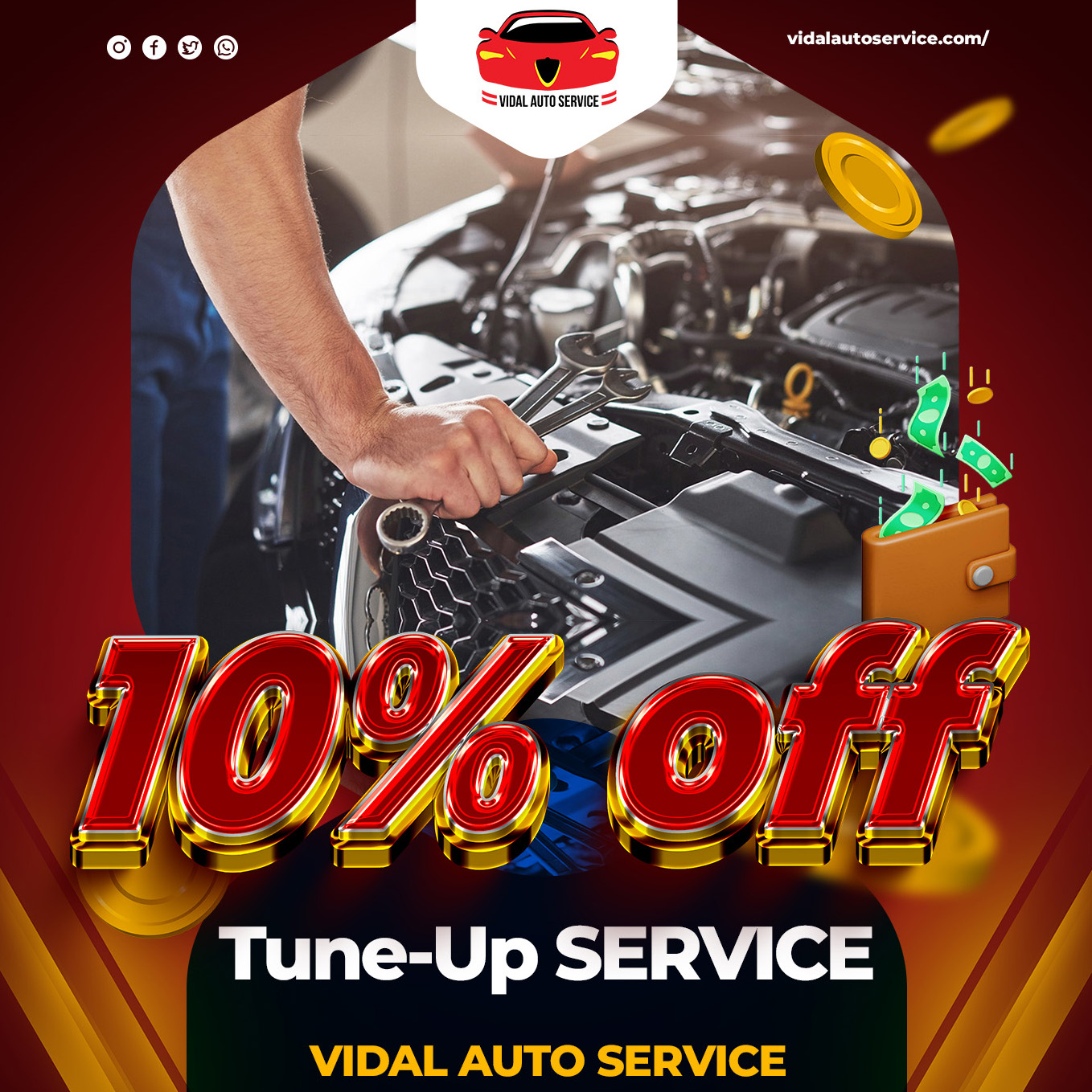 10% Off on Your Tune-up Service