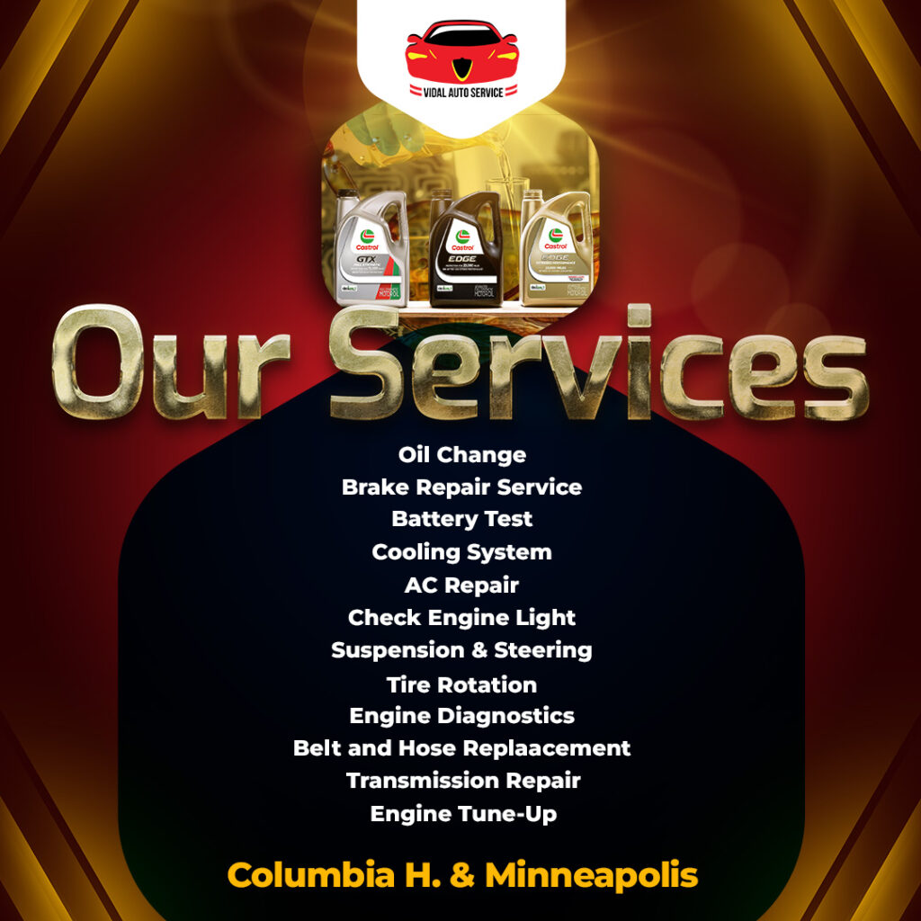 Oil Change Service in Columbia Heights