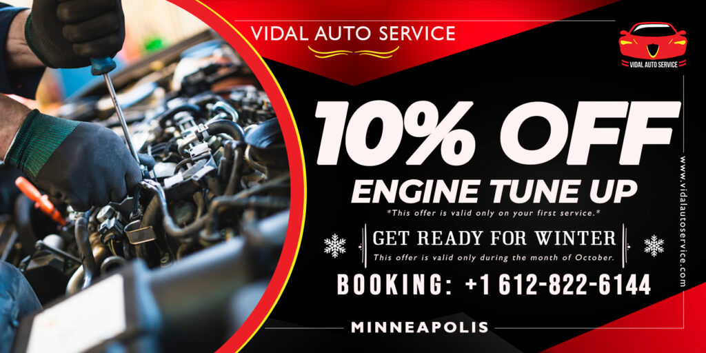 10% Off Engine Tune Up at Vidal Auto