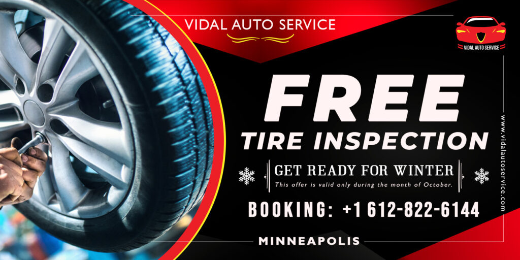 FREE Tire Inspection at Vidal Auto