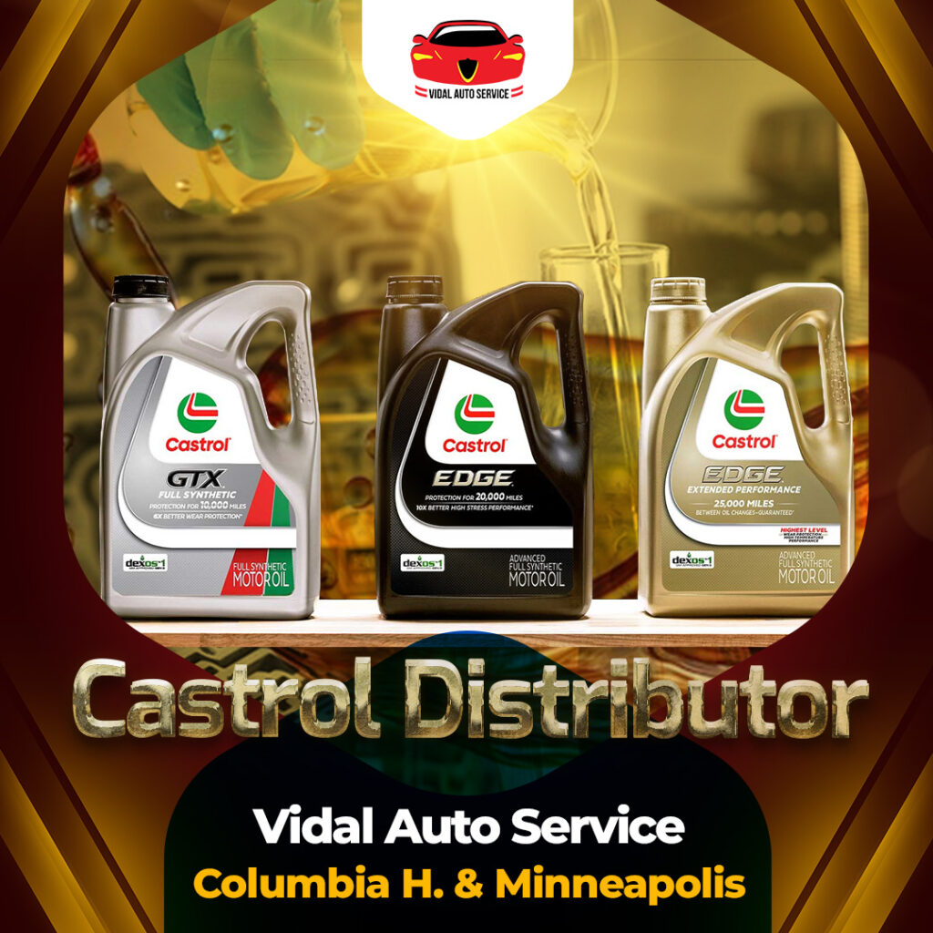 Vidal Auto Service & Castrol Oils and Lubricants 